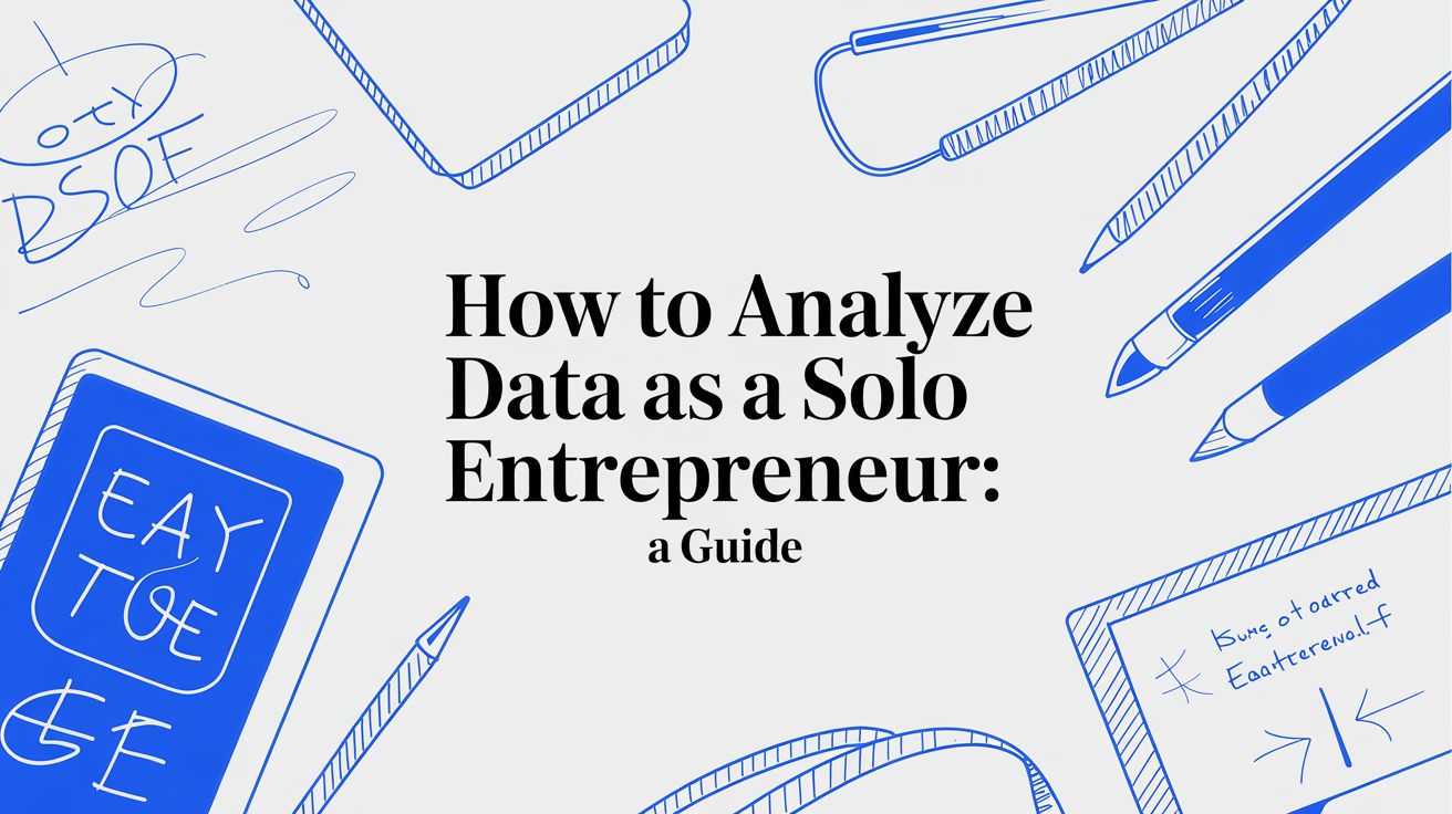 How to Analyze Data as a Solo Entrepreneur