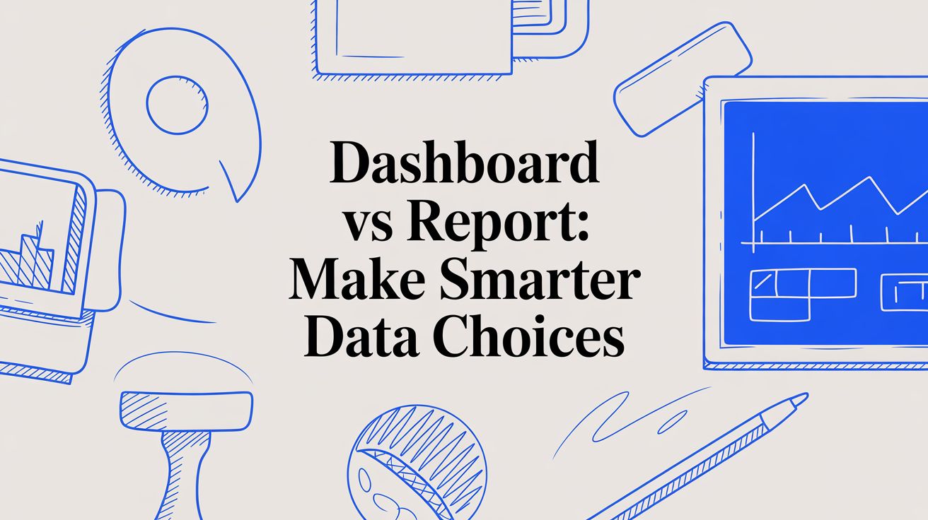 Dashboard vs Report: Make Smarter Data Choices