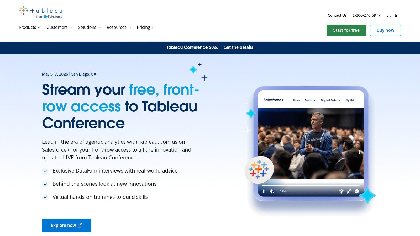 Tableau (Tableau Pulse / Tableau Agent)